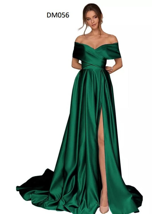 DM56 Bridesmaid dresssatin/ Vestido Dama satin