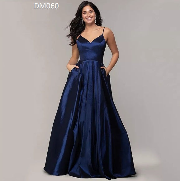 DM60 Bridesmaid dresssatin/ Vestido Dama satin