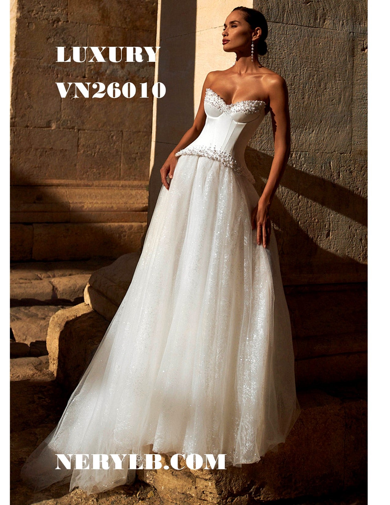 luxury corset dress VN26010 / Lujoso Vestido de Novia – Nery LB Episode 4707 | Muppet Size:wholesale_26 group_spring 26 Bridal gown ensuring youll be the