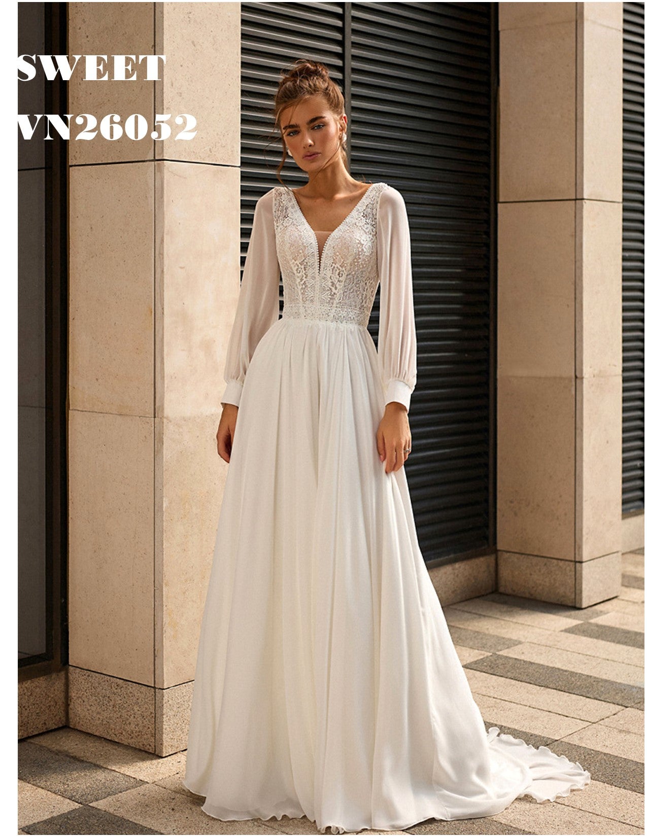 VN26052 Wedding Dress /Vestido de Novia Sweet