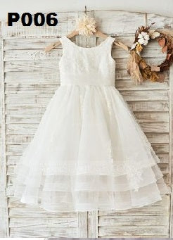 P006 flower girl dress / Vestido de niña