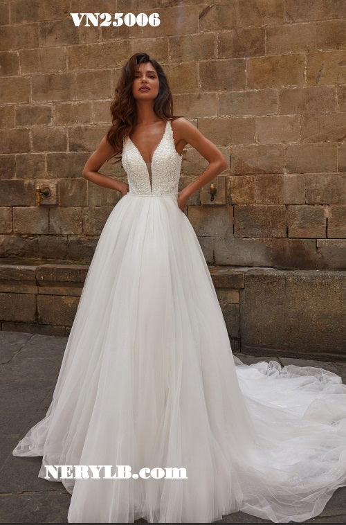 VN25006 Wedding Dress /Vestido de Novia