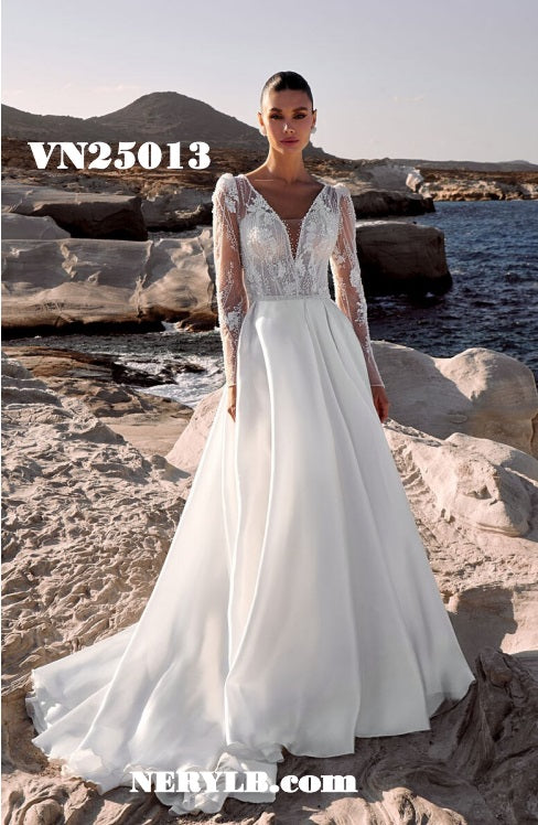 VN25013 Wedding Dress /Vestido de Novia