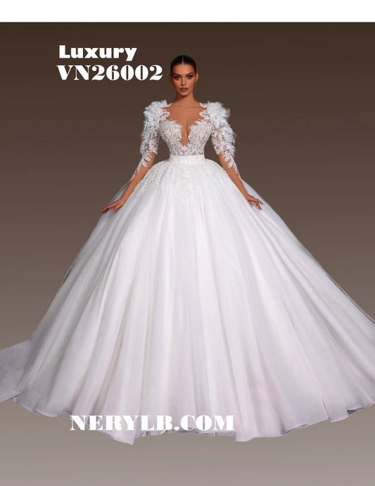 VN26002 Luxury Vestido de Novia / Wedding dress