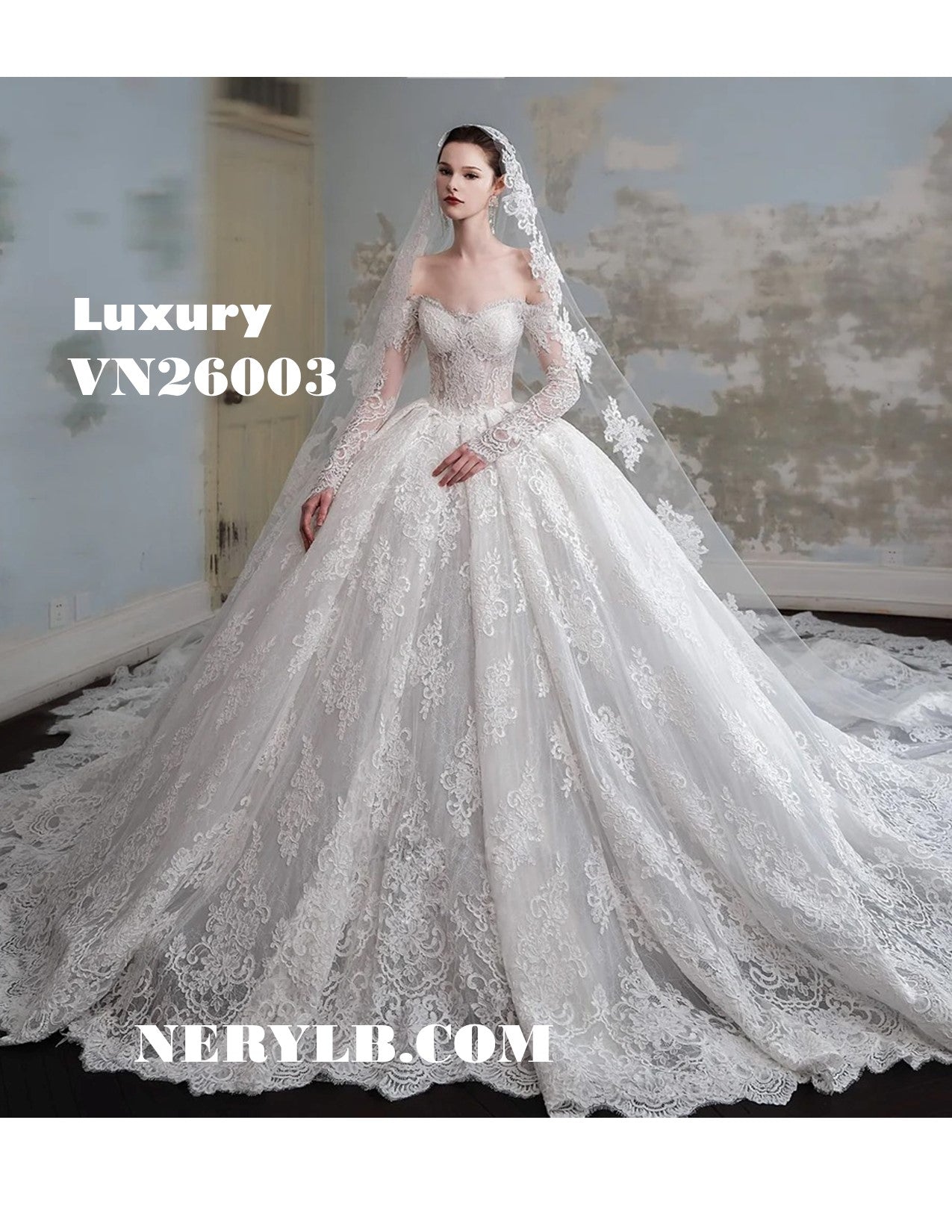 VN26003 Luxury Vestido de Novia / Wedding dress