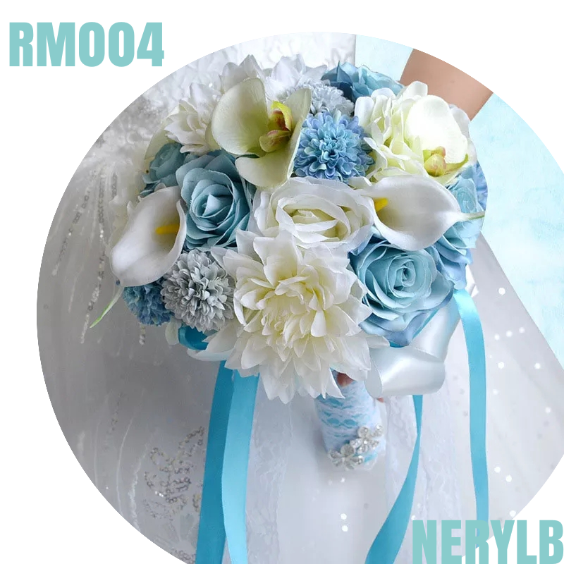 RM004 Blue Roses Bouquet Ramo de rosas azules – Nery LB