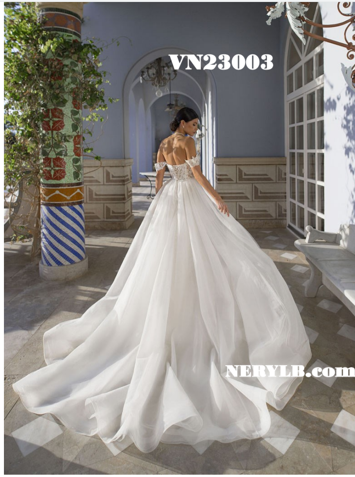 VN23003 2 in 1 Wedding dress/ Vestido de Novia Convertible
