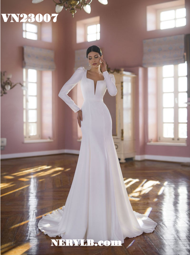 VN23007  Elegant Wedding dress / Vestido de Novia Elegante