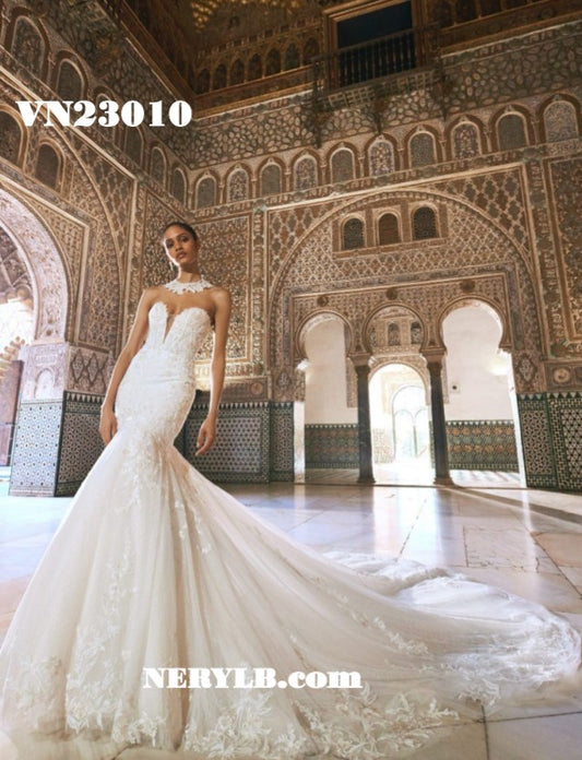 VN23010 Spectacular Mermaid dress/ Espectacular vestido de novia sirena