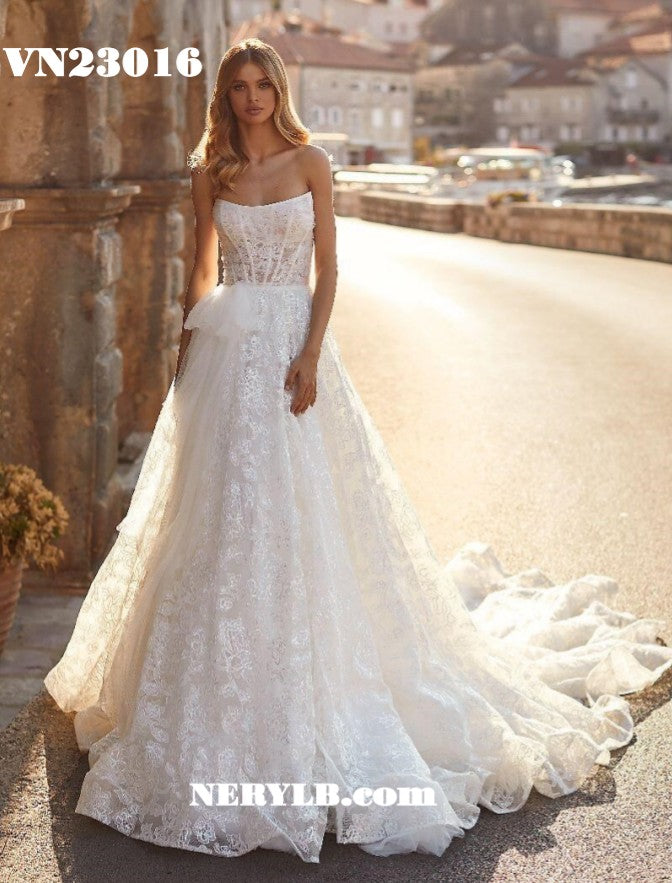 VN23016 Beutiful wedding dress/ hermoso vestido de novia