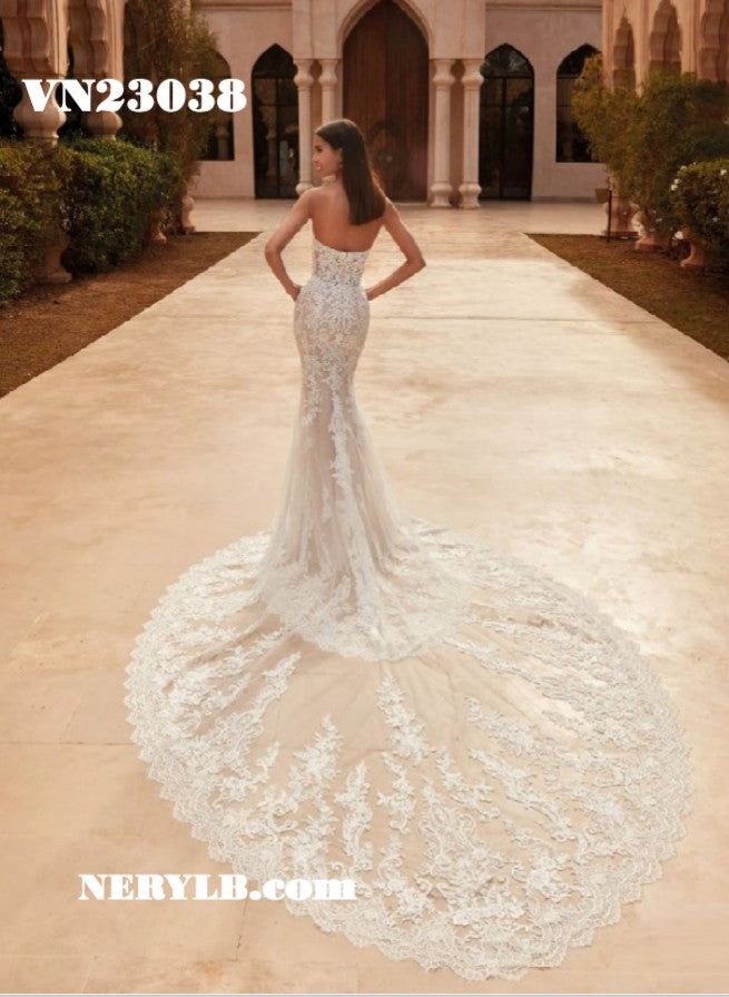 VN23038 Spectacular Mermaid dress/ Espectacular vestido de novia sirena