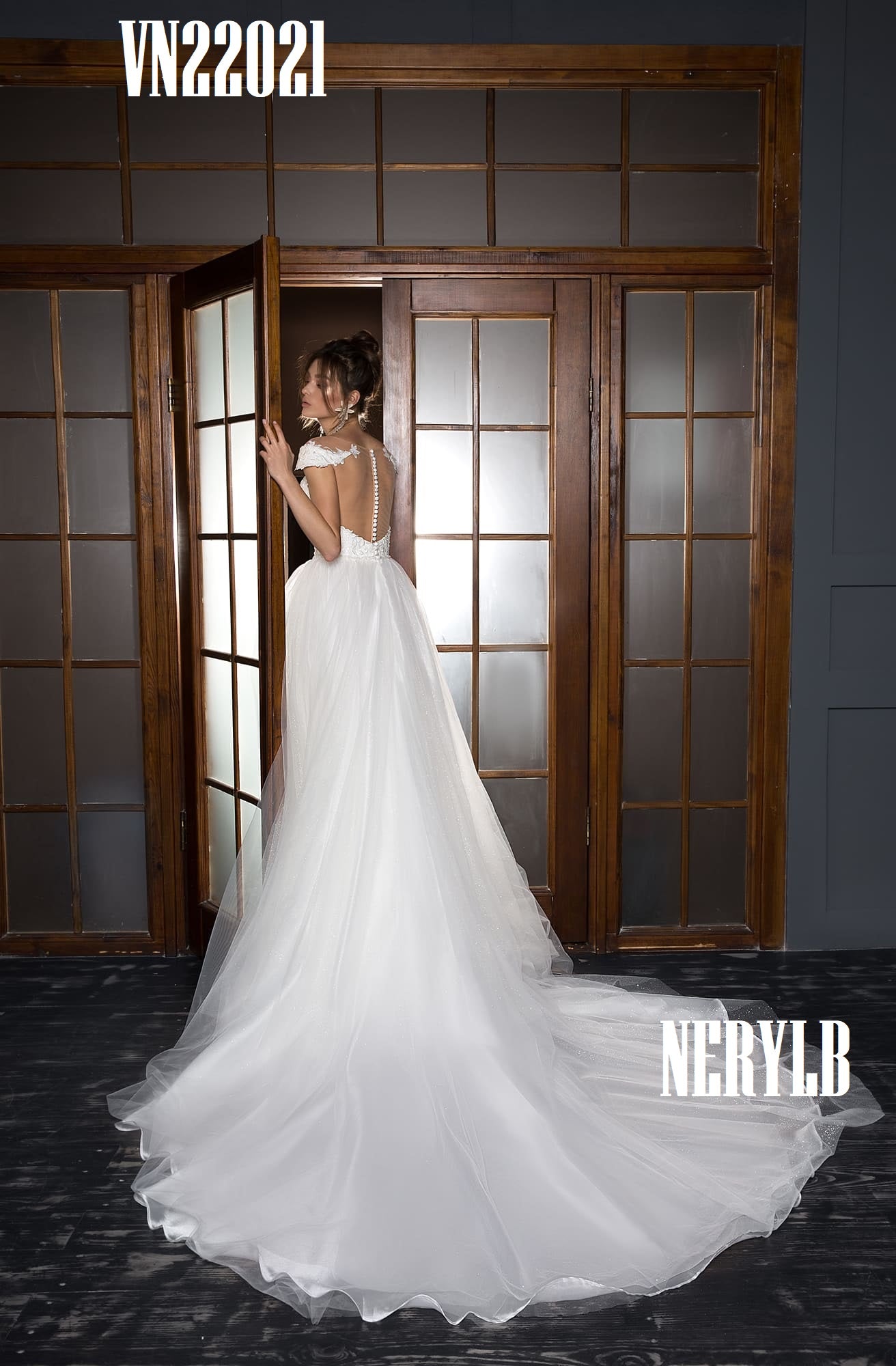VN22021 glitter wedding dress/ Vestido de Novia con glitter Nery LB VN22021 glitter wedding dress/ Vestido de Novia con glitter Nery LB