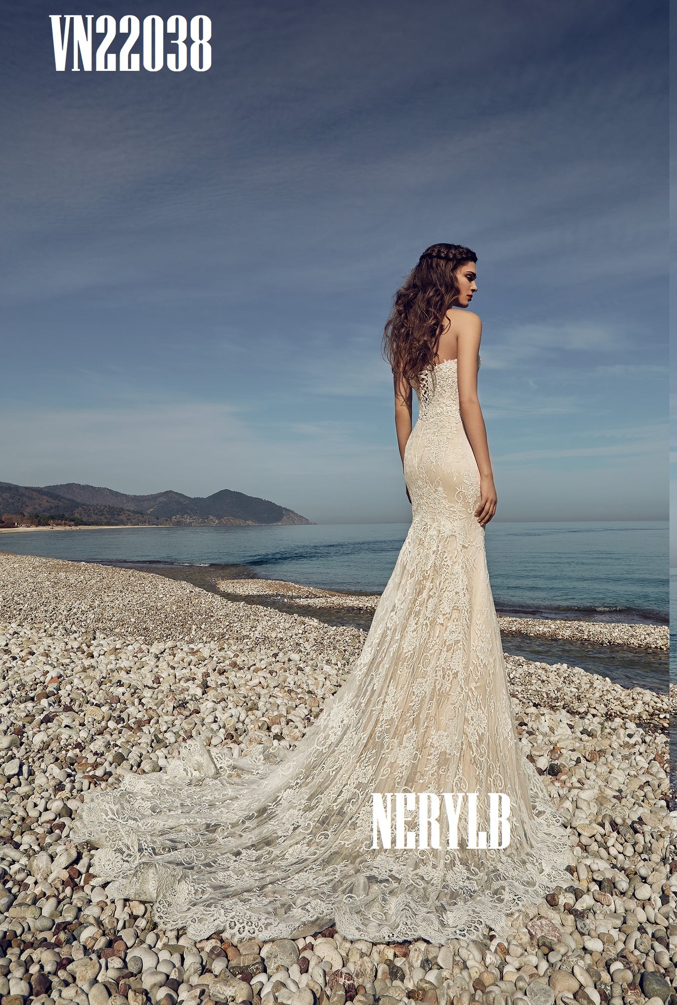 VN22038 Sexy Mermaid Wedding Dress / Sexy Vestido de Novia corte Sirena