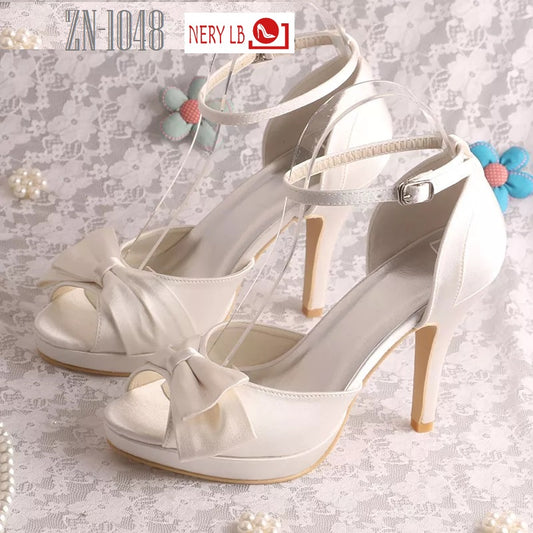 Ankle Strap Wedding Shoes / Zapatillas de Nova con cintilla en Tobillo ZN-1048